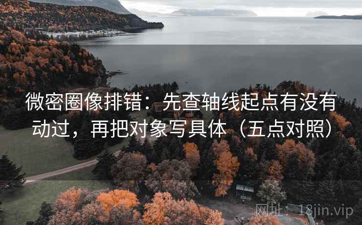 微密圈像排错：先查轴线起点有没有动过，再把对象写具体（五点对照）  第2张